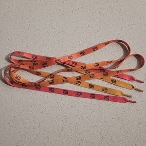 NWOT 40" Pink and Orange Fashion Show Las Vegas Shoelaces